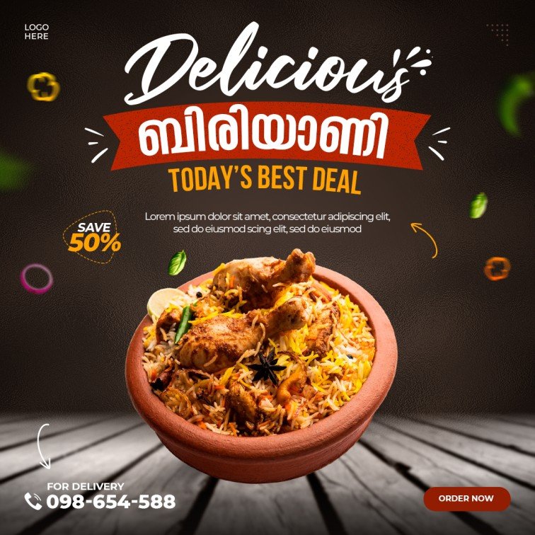 Biriyani Offer pOSTER